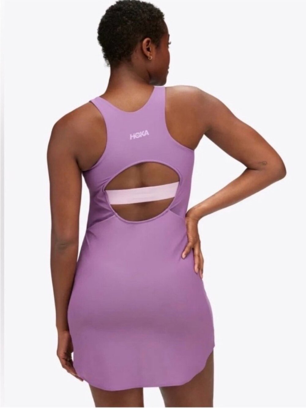 NWT Hoka Mizi Outdoor Running Dress NWT Cutout Back Performance Size XL